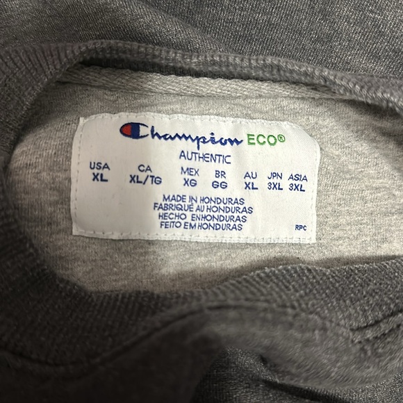Champion Gray sweatshirt size xl - Picture 2 of 2